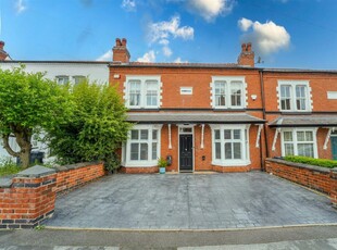 3 bedroom terraced house for sale in Wentworth Road, Harborne, Birmingham, B17