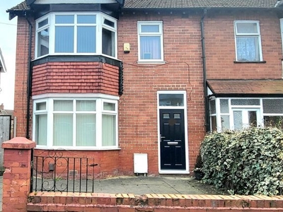 Semi-detached house to rent in Lowestoft Street, Manchester M14
