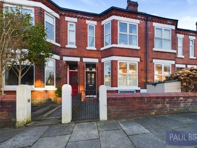 Terraced house for sale in Carisbrook Avenue, Urmston, Trafford M41