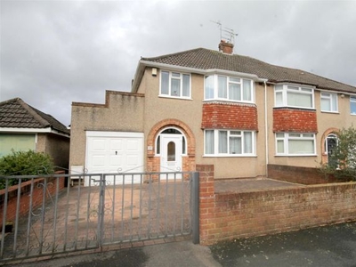 Semi-detached house for sale in Leap Valley Crescent, Downend, Bristol BS16