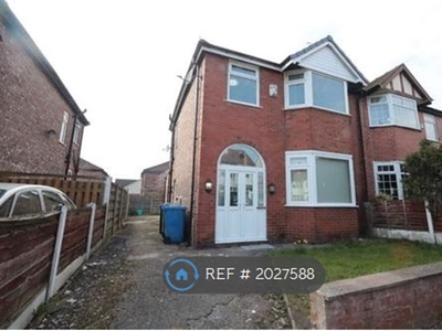 Semi-detached house to rent in Ravenswood Road, Stretford, Manchester M32